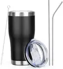 20Oz Coffee Tumbler with Lid and Straw Double Wall Vacuum Insulated Cup Stainles