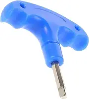 Mipcase Golf Torque Wrench Tool for Club Adjustment Stainless Steel Driver Tool with Plastic Handle User Friendly Multi Purpose Golf Accessory for Grip Tape Installation