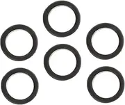 6Pcs Skid Silicone Finger Rings for Comfortable Scissors Control for Home Pet Salons Hairdressing Flexible Shear Protective Accessories