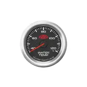 SAAS Electronic Water Temp Gauge Black Face 52mm Multi Colour Muscle Series 3