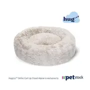 Hugzzz Orthopaedic Curl Up Cloud Calming Dog Bed Alpine - Medium