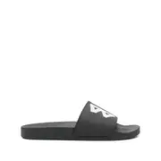 [Balenciaga] Balenciaga BB Logo-prin Slides 45 IT BLACK