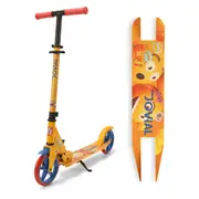 Jovial 2-Wheel Folding Kick Scooter - Compact Foldable Riding Scooter for Teens w/Adjustable Height, Alloy Anti-Slip Deck, 7� Wheels, Mud Guard Front Wheel