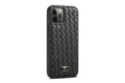 For iPhone 12 Pro Max Case Slim Fit Woven Pattern Light Protective Cover