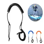 10FT Coiled Surfboard Leash Surfing Stand Up Surf Paddle Board SUP Cord Leash