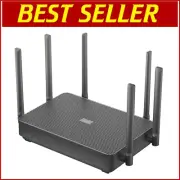 Dual-Band Wi-Fi 6 Router in Sleek Black - AX3200 for Ultimate Internet Speed