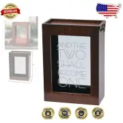 Elegant Two Become One Sand Ceremony Shadow Box - Perfect for Weddings