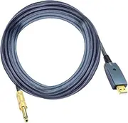 USB Guitar Cable Electric Guitar Acc Ories Guitar O C Ector Cord Adapter 6.35Mm Guitar Cable Face Multicolor