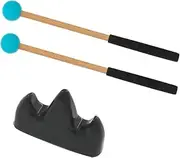 Kisangel 1Set Tongue Drum Sticks with Percussion Mallets Lightweight and Durable Instrument Sticks for Beginners Easy to Use Educational Plaything