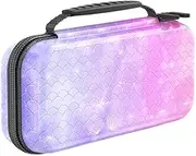 Larstylee Switch Carrying Case for Nintendo OLED New Model, Switch Protective Case with Game Card Storage for Nintendo Switch Console & Accessories