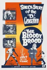 The Bloody Brood poster bottom Barabra Lord Jack Betts Anne Co- 1959 Old Photo