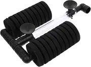 Sosoport 1pc Fish Tank Filter Dispenser System Pumps for Ponds Purifier Filter Water Filter Pet Aquarium Filter Cotton Double Sponge Filter Heater Aquarium Filter Sponge Air Black Plastic