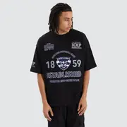 [Nena and Pasadena AFL] Geelong Cats AFL Mega Loopback Tee Jet Black