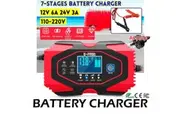 12V 6A Car Battery Charger Battery Repair Lead-acid AGM GEL--Lithium LiFePO4 AU