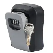 Wall Mount Key Safe Security Key Lock Box with 4 Digit Combination for Home
