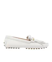 fringed pebble loafers 36,37.5,38.5,37,38,39,36.5 white