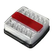 Submersible Waterproof 26 LED Stop Tail Lights Kit Boat Truck Trailer Lights - 2x