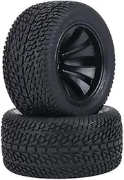 2Pcs/Set 1/12 Rubber Racing Car Tyre Tires & Plastic Hubs Wheel Rims for 1:12 RC Car Racing Car RC Spare Parts Wheel Tire