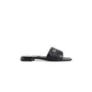 [GUCCI] GUCCI WOMAN BLACK SANDALS & SLIDES Black
