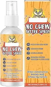Uoqpty No Chew Spray for Dogs - No Chew Dog Spray for Indoor | 100g Puppy Behavior Corrector Aids Stop Biting for Furniture Carpet Outdoor