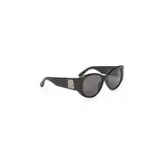 [Balenciaga] Balenciaga-Black Acetate Nano Round Sunglasses-Donna OS OS