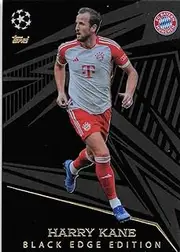 Match Attax Extra 2023 2024 Harry Kane Black Edge Trading Card