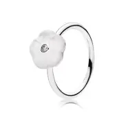 Pandora Ring 190999MOP Mother of Pearl Luminous Floral Size 56 Retired RRP $109
