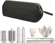 [SivaLife] Shark Flex Style Case for Dyson Airwrap/Hair Dryer, Travel Carrying Case for Shark Attachments, Flat Curling Iron Hair Tools Travel Bag (Black Quilt Rhombus)