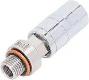 Hyuduo Oil Drain Plug Screw, Oil Pan Drain Plug Kit, Stainless Steel M14x1.5 Screw Extension Bit and Wrench, for Self Tapping Drainage,