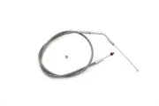HARLEY 63 inch Braided Stainless Steel Clutch Cable fits 1987-2006 FLT, 1987-20