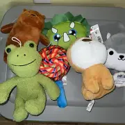 Stuffed Animal Claw Machine Bundle Cute Kids Plush Dog / Frog / Bear