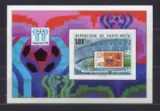 s5246) HAUTE VOLTA 1977 MNH** WC Football -CM Calcio S/S World Cup stamps IMPERF