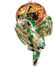 Halloween Dragon & Jack O Lantern Gargoyle Ornament Made in Poland Larry Fraga