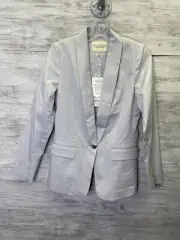 Wildfang Ace Tux Blazer Size S Light Grey Gender Neutral