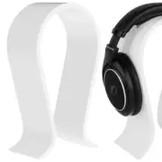 Geekria Omega Acrylic Headphone Stand, Gaming Headset Holder (White)