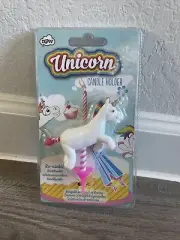 Unicorn Candle Holder Birthday Cake Topper Brand New Sealed