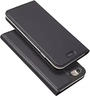 LEMAXELERS iPhone SE 2020 / iPhone 8/7 Case,iPhone 8 Cover Glitter Bling Plating Pattern Ultra-Thin Shockproof Durable PU Leather Flip Wallet Case Magnetic Card Slot Case for iPhone 8,PY Black