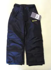 SOLSTICE Boys Black Insulated Snow Pants 4-5 NWT