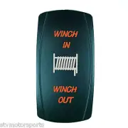 ORANGE LIGHT MOMENTARY ROCKER SWITCH WINCH CAR PICKUP TACOMA OFFROAD