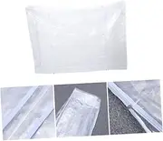 Cabilock 1pc Clear Wardrobe Cover Clothing Rack Protector Bag for Garment Storage Dustproof Hanger Cover for Seasonal Clothing Protection