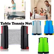 Table Tennis Net Ping Pong Set Retractable Net Rack Portable Ping Pong Net Rack