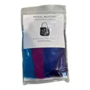 Wool Roving For Felting Jester Stripe