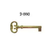 Brass Plated Key for Antiques - Antique Style Vintage Key for Furniture Pieces