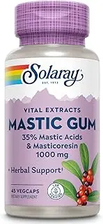 Solaray Mastic Gum Extract, 500 mg, 45 Count