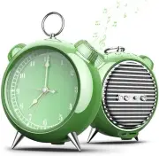 Alarm Clock Wake Up 9 Natural Sounds Snooze FM Radio Bluetooth 5.0 Speaker