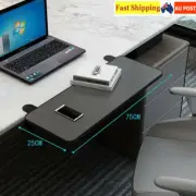 Desk Extender Tray Foldable Keyboard Drawer Tray Table Mount Armrest Shelf Black