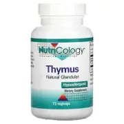 3 X Nutricology, Thymus, 75 Vegicaps