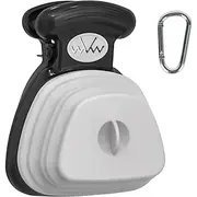 Pooper Scooper, Expandable Pet Poop Picker, Portable Dog Pooper Scooper for Small and Large Dogs, Waste Bag Storage Compartment