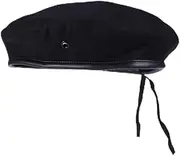 [VALICLUD] Sailor Dance Hat Party Berets Hat Berets Cap Berets Cap Black