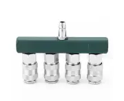 4 Way Quick Connector 1/4In Npt Thread High Quality Air Hose Coupler Pneumatic Fittings